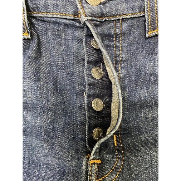 31 Levi's High-Rise Button Fly Wedgie Skinny Raw Hem - Picture 8 of 11